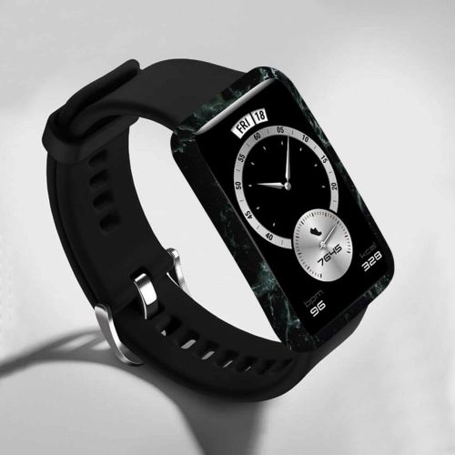 Huawei_Watch Fit_Graphite_Green_Marble_4